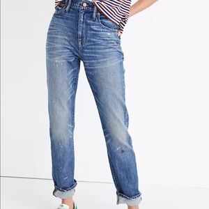 Madewell The High-Rise Slim Boyjean: Painter Edition